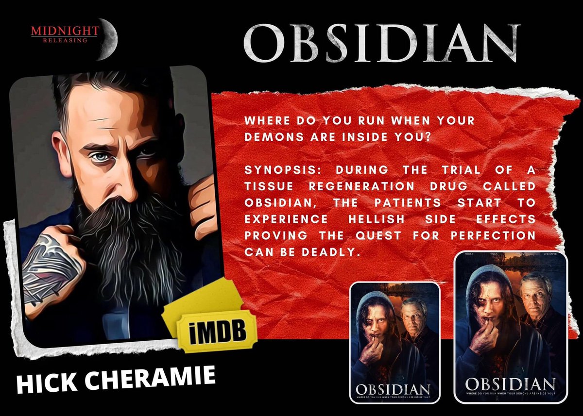 MidnightRlsng's tweet image. OBSIDIAN
Where do you run when your demons are inside you?

TRAILER ~ bit.ly/3nQdhNn

ALL AVAILABLE STREAMING LINKS
midnightreleasing.com/filmcatalog
/obsidian/