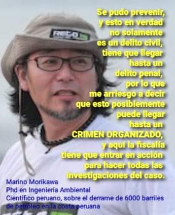 ¡Así de drástico se tiene que ser con @Repsol!!!

A ver, si le pasan la voz al presidente @PedroCastilloTe, para que sepa que hacer en este caso del #DerrameDePetroleo.