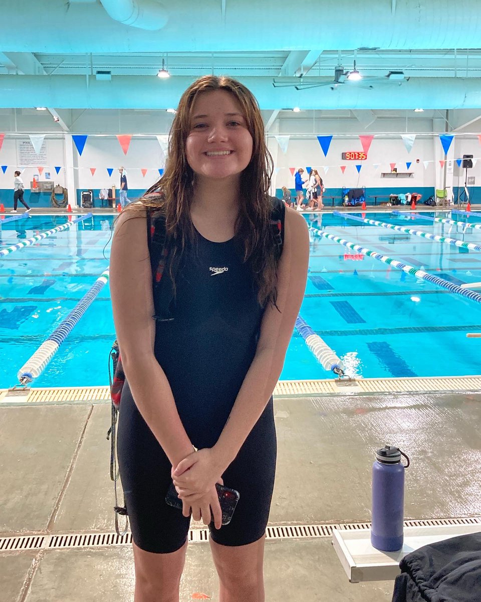 We couldn’t be more proud of Delainey Yarbrough! Today in County Finals, she qualified for GHSA State Championships in the 200 IM and 500 Freestyle with times of 2:16.29 and 5:25.42, respectively!
We are beyond excited to see her compete again in early February!