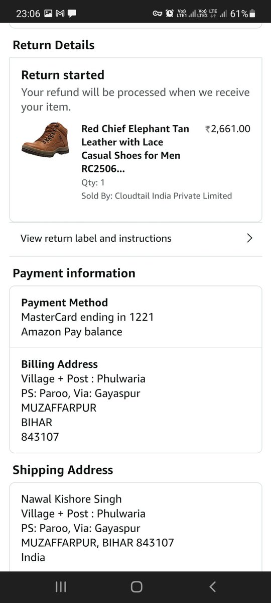 navanidhi's tweet photo. @AmazonHelp Amazon team is good for nothing, nither the Actual Product nor the Amount refunded to me.  Stiil waiting... Dear @JeffBezos please look into it. Thanks @amazon @amazonIN https://t.co/Z8nL8F1cgb