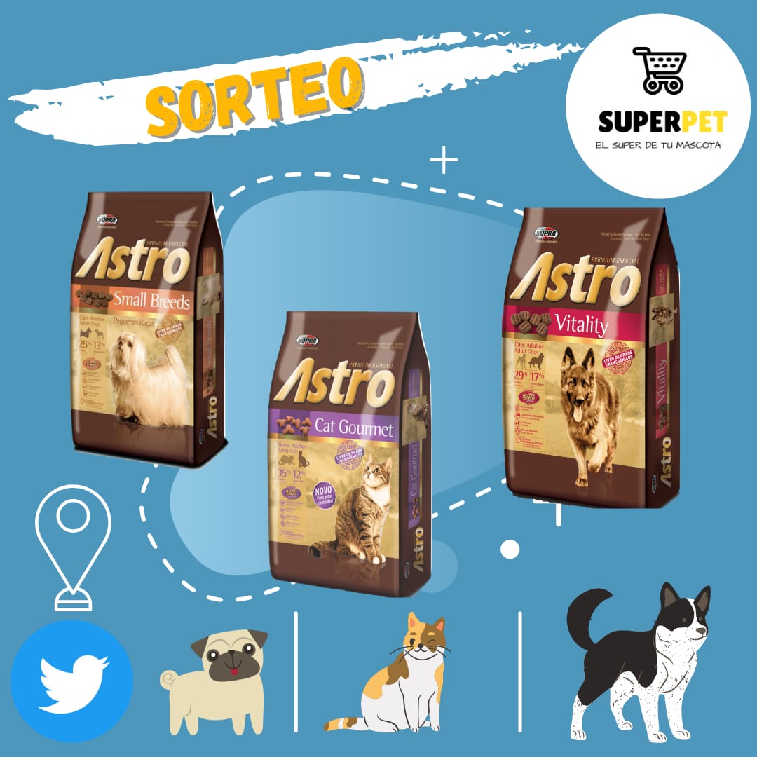 SuperPet19's tweet photo. #SORTEO !!! Habrán 3 ganadores 
Bolsas de 10 kg !!!
Cómo participar: 
1️⃣ seguinos @SuperPet19 
2️⃣ Rt a este tweet 
3️⃣ comenta mencionando 2 amig@s
Fecha del sorteo : 14 de febrero 2022🎉🤩 https://t.co/uiBZRI9eVQ