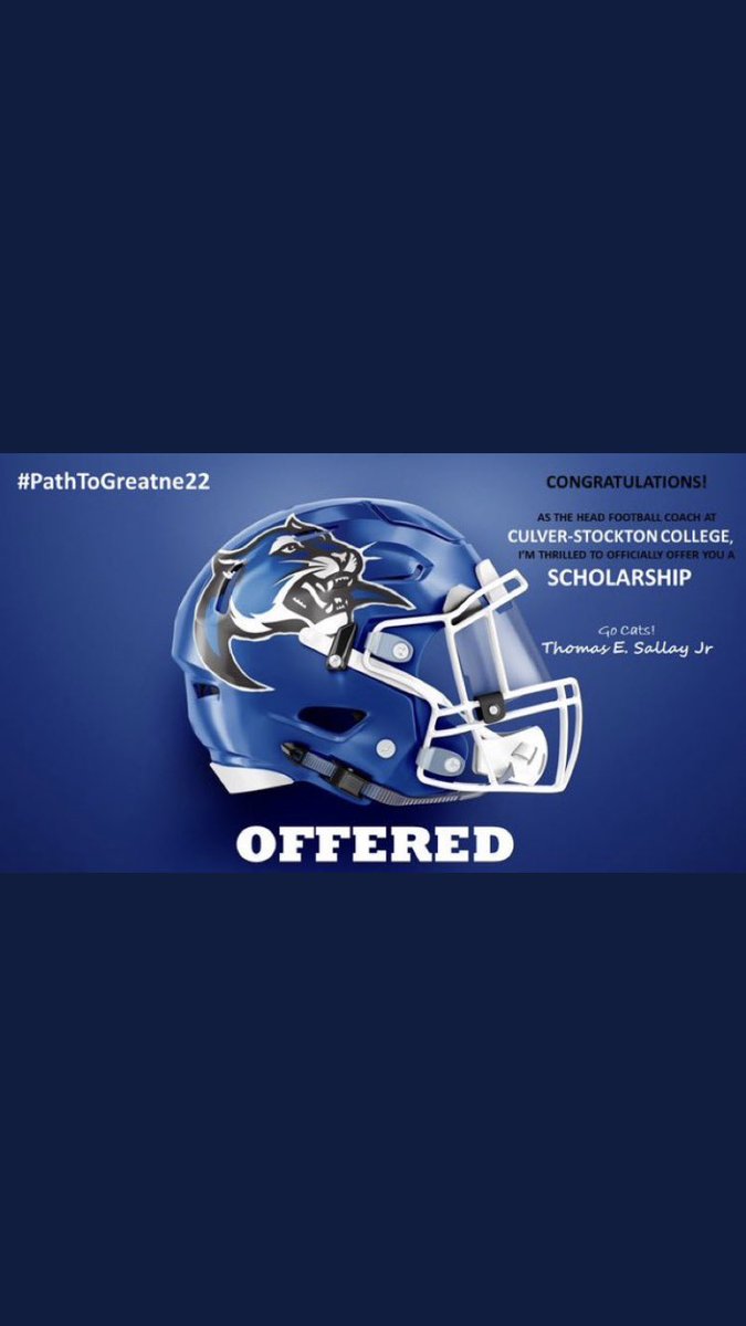 wtylor51's tweet photo. AGTG✨Beyond Blessed to receive my 9th official ⭕️ffer  from Culver Stockton College 🔵⚫️⚪️ ⁦@CoachCutshaw⁩ ⁦@CSCwildcatsFB⁩ ⁦@BigFaceSportss⁩ ⁦@DexPreps⁩ ⁦@HbcuScouting⁩ ⁦@MartinCourtne5y⁩ ⁦@Get__Recruited⁩ ⁦@YellowhammerFB⁩ https://t.co/XXopGWXgwy