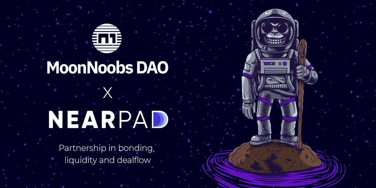 VaspList's tweet photo. 🌎@MoonNoobsDAO partners with @NearPad🌎

@NearPad connects MoonNoobs to pre-IDO projects enabling #MoonNoobs to acquire tokens for the purpose of providing liquidity starting at the initial token sale and helping ensure a successful #IDO launch, creating smooth price dynamics!✅ https://t.co/Arz5KzZ1fh