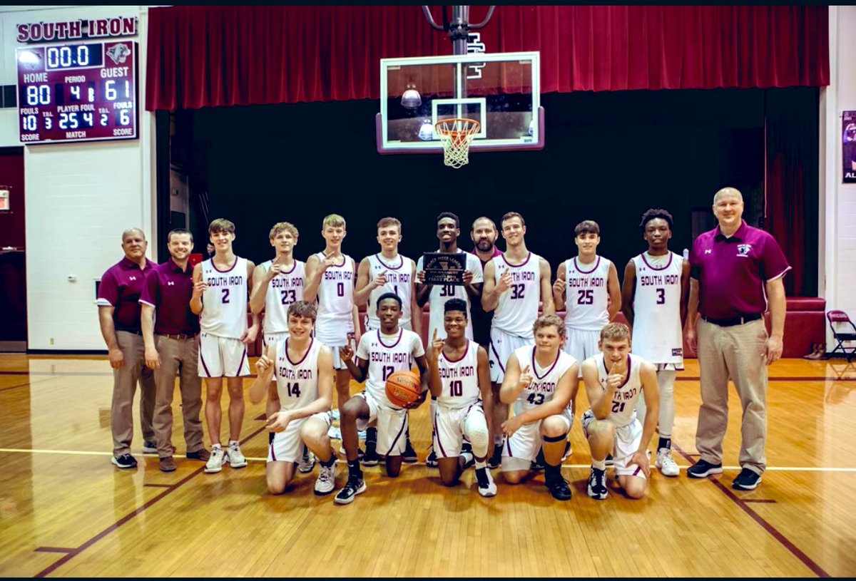 SIPANTHERS's tweet photo. Congratulations Panthers!  BRL JV and Var Boys Tournament Champions! JV Boys (SI 61 - Ellington 49). Varsity Boys (SI 80 - East Carter 61). @ameritimesports @jmoore031 @KFMOsportsBB @MyMoInfoSports @DockinsSports @SouthIronSchool @scoreboardguy https://t.co/0JkxolMgZF