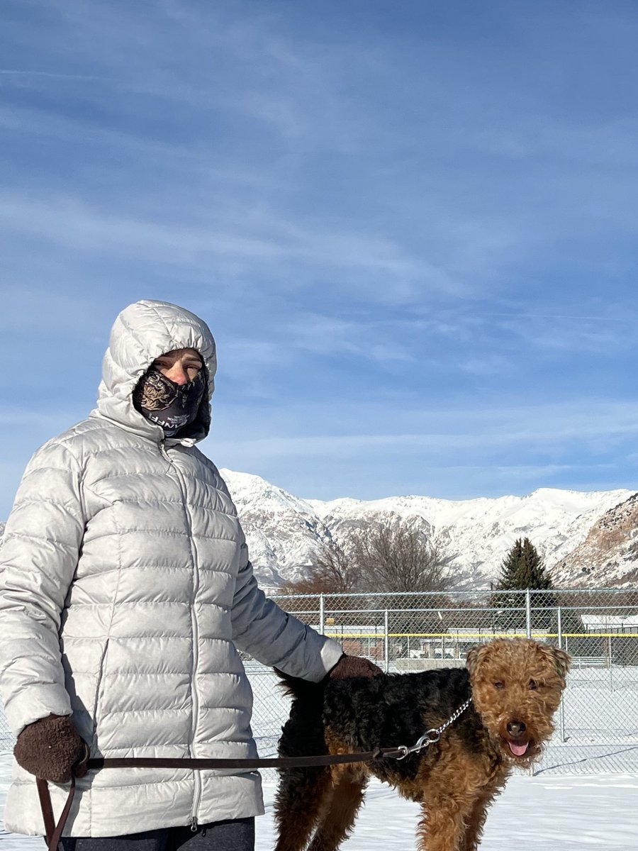 guy451m's tweet image. Cold but so happy.  Glad to have a winter coat. Both of us🤪
