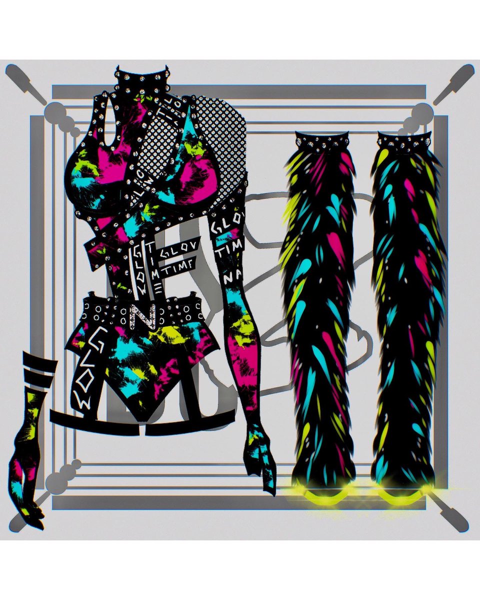 EGOX3D's tweet photo. Wrestlemania illustration for @NaomiWWE https://t.co/S7OfGbRcix
