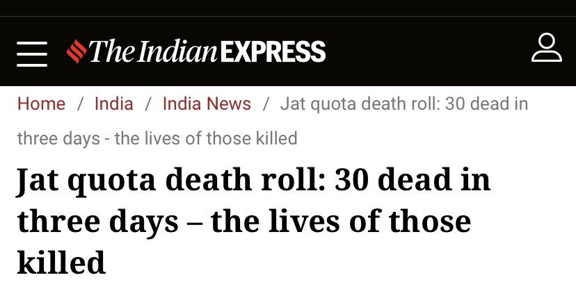 Profdilipmandal's tweet photo. मुज़फ़्फ़रनगर दंगे में दो जाट के मारे जाने को बीजेपी मुद्दा बना रही है। BJP बताए कि जाट आरक्षण आंदोलन को उसने सेना बुलवाकर Shoot at Sight करके क्यों कुचल दिया? बात क्यों नहीं की? उसमें 30 लो��� मारे गए। ब्यूरोक्रेसी, फ़ैकल्टी में जाट क्यों नहीं हैं? कौन देगा जवाब। #CasteCensus https://t.co/1ej3Ih1RlA