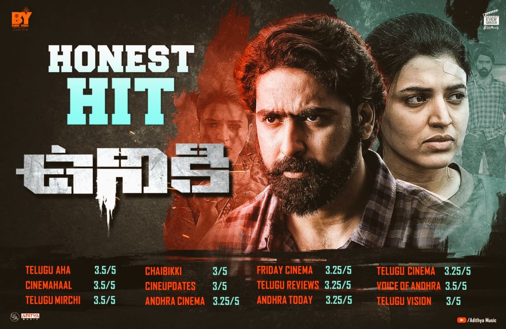 Grateful for positive response for #uniki keep showering your love for uniki in theaters.Feeling so delighted.Thank you to all of them who made uniki successful hit
#HIT #telugucinema #FilmTwitter
#film #telugufilm #cinema Who didn't watch yet
Must watch. #ThankYou #chitrashukla