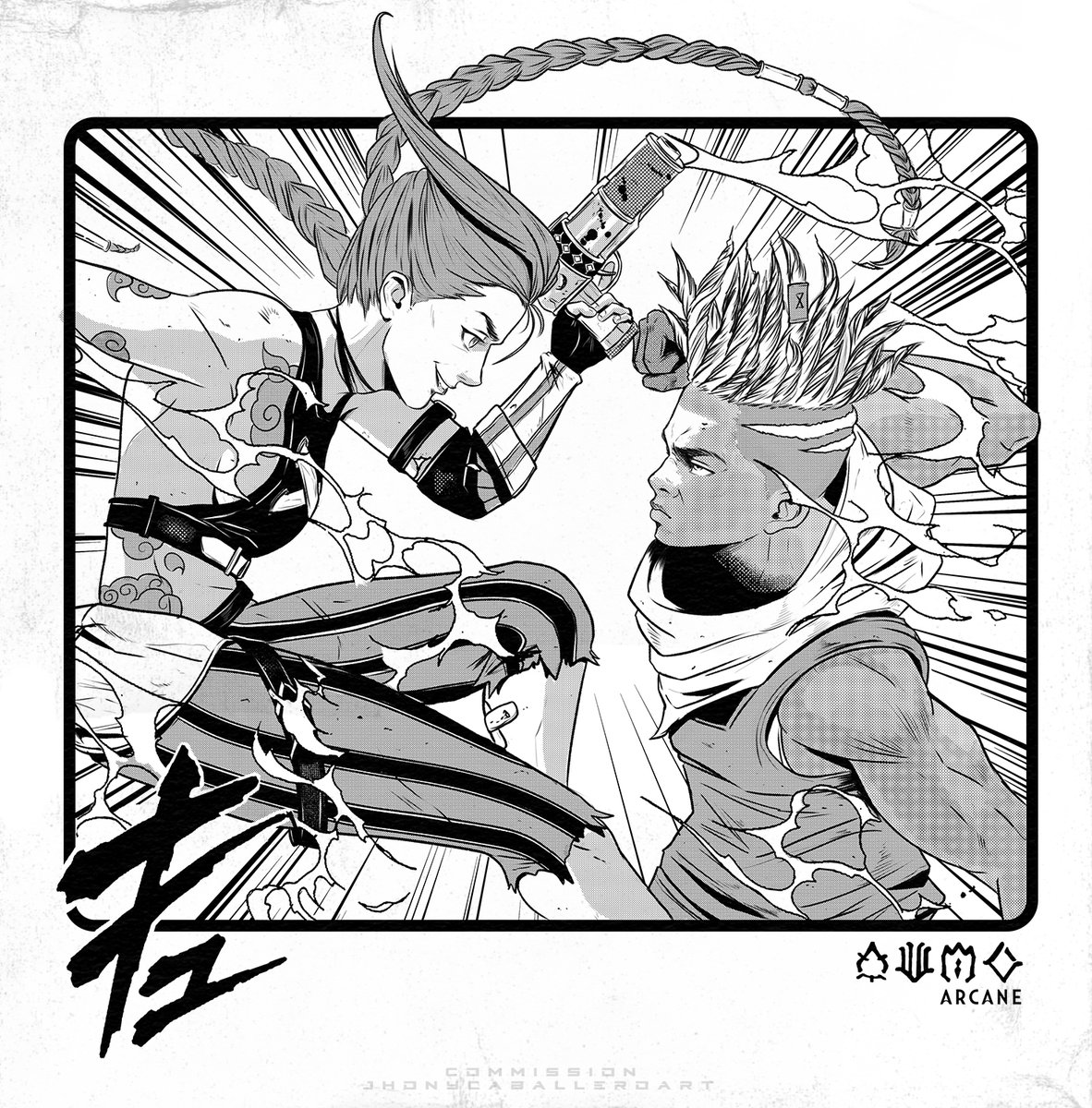 jhonyknight's tweet photo. Jinx vs Ekko - Commision work https://t.co/06IJTngXw4