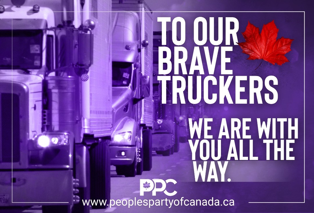PPCWinnipegNEDA's tweet photo. #TruckersForFreedom 
Trend It, Everywhere. https://t.co/zaza4F9gNO