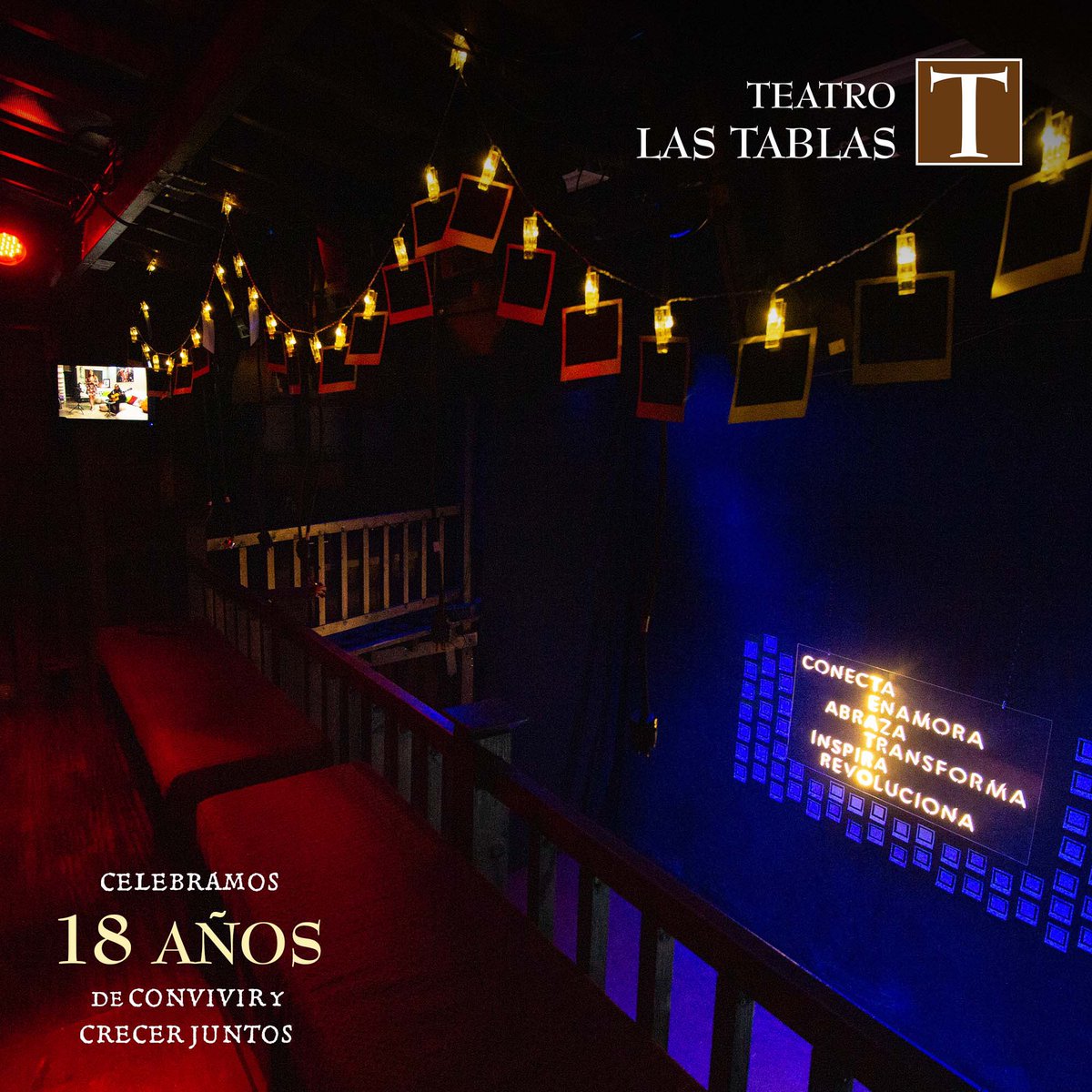 Nuestros primeros 18 AÑOS

Cumplirlos, no es fácil, pero los festejamos llenos de esperanza. 

Esperamos que el horizonte sea más luminoso para regresar.

¡Gracias por ser parte de Teatro Las Tablas!