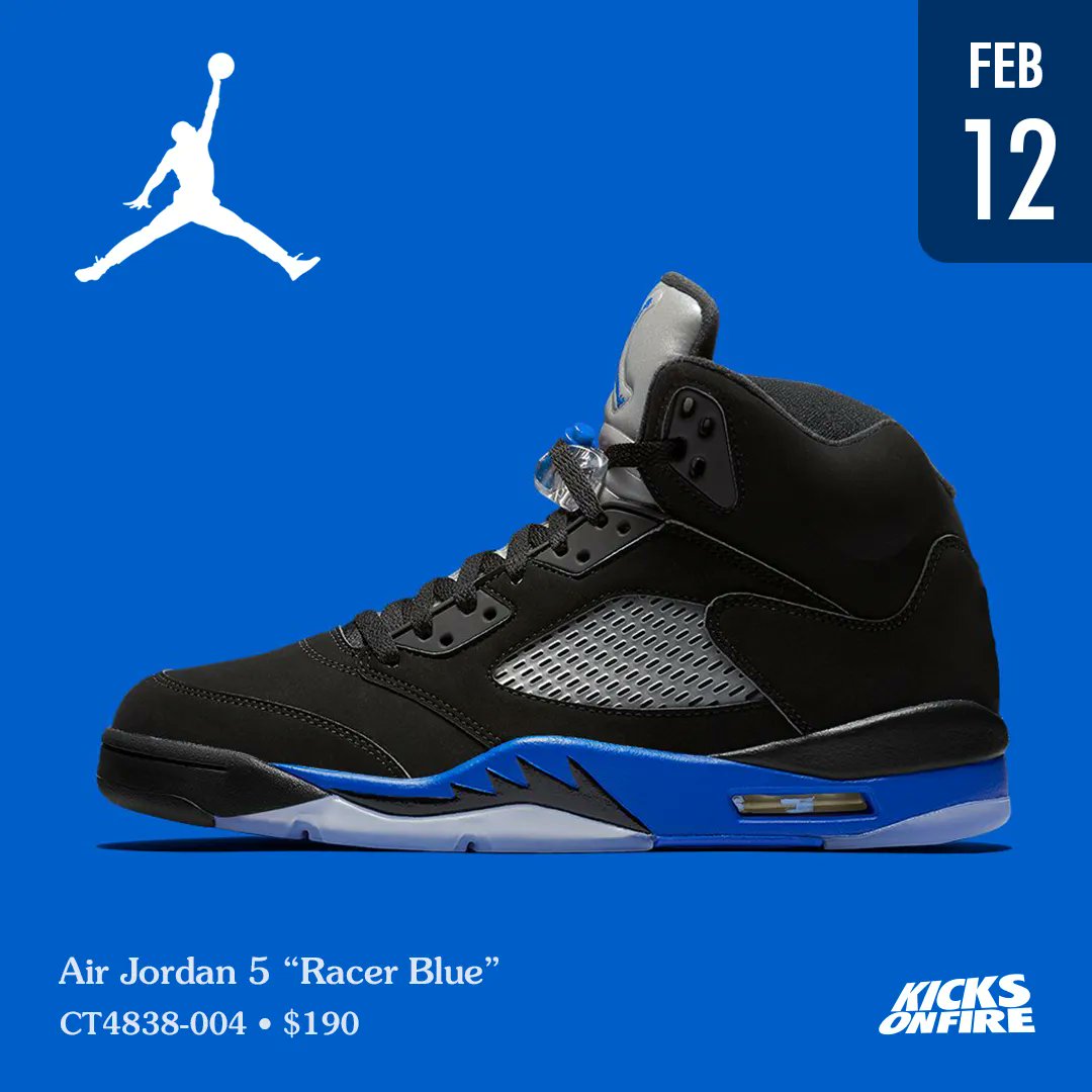 kicksonfire's tweet image. Hype for this new Jordan 5 ? 💙