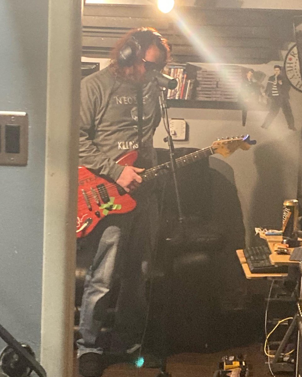 NeostemBand's tweet photo. We are back in the studio working on our 5th album. Laid down 3 songs that are gonna be singles. Keep a watch because they are gonna be coming your way. #newmusic #recording #neostem https://t.co/iPEZQyqgMb
