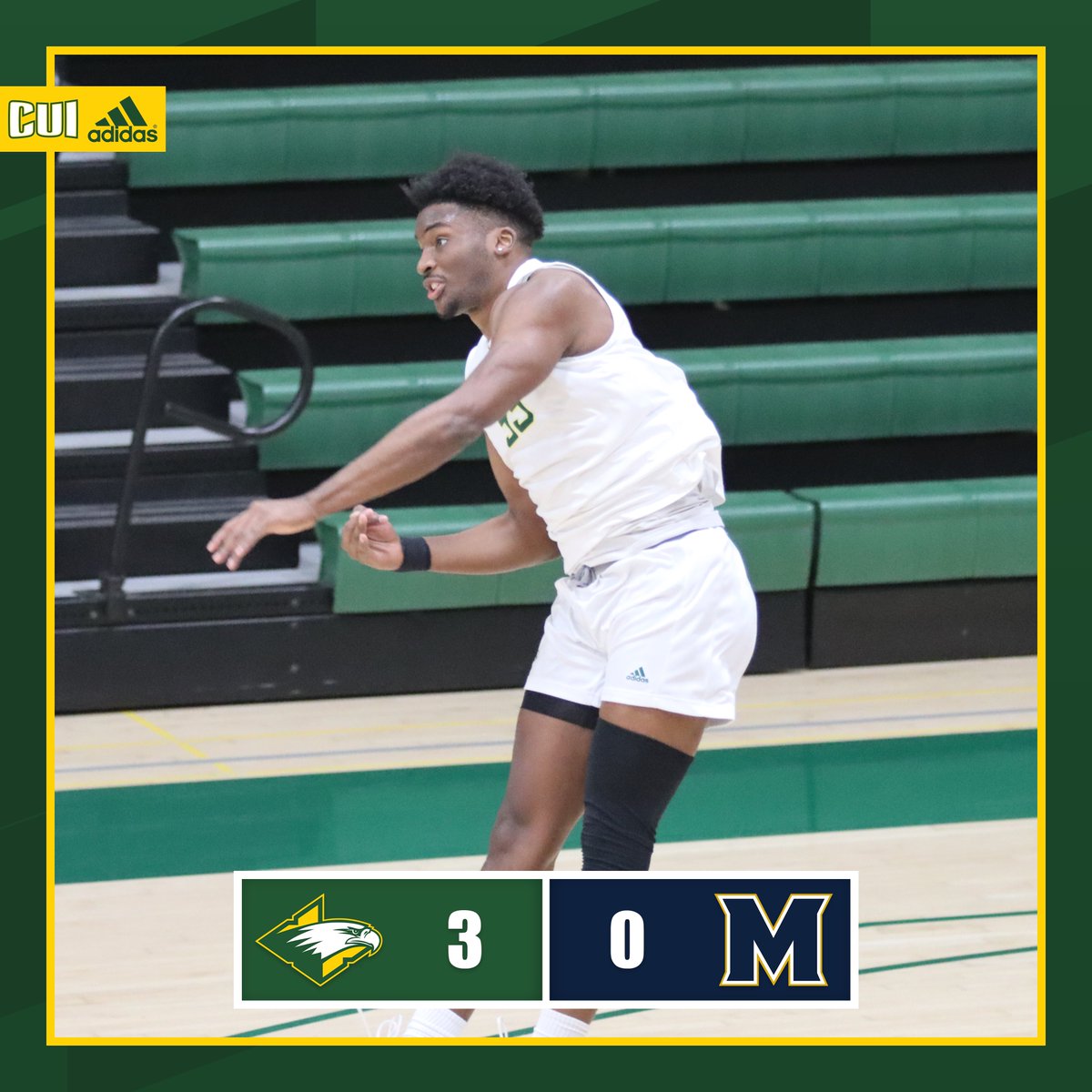 cuigoldeneagles's tweet photo. Eagles improve to 3-0 on the season with a 3-0 sweep! 🦅 #CUIMVB https://t.co/N8QDr4736k