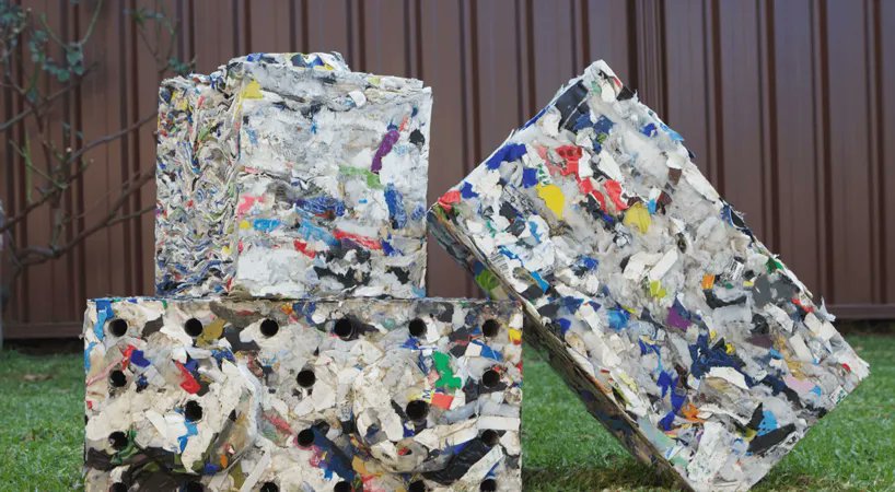 designboom's tweet photo. byfusion is turning non-recyclable ocean plastic into a concrete block alternative
https://t.co/Img69nD6kt https://t.co/ZNXotC01MN