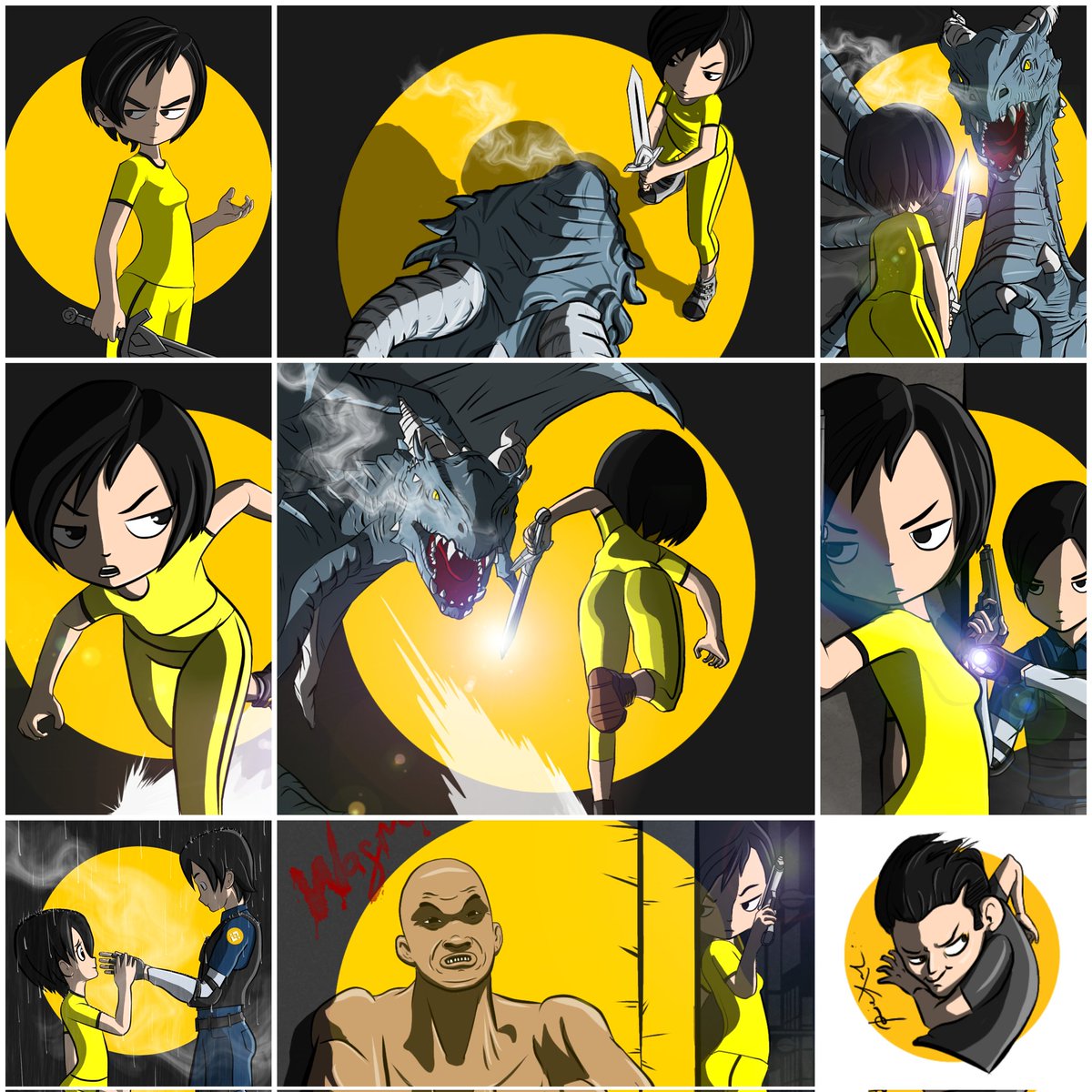 Actually i really love action/adventure story. Maybe one day i will make one. 😅
#comic #drawing