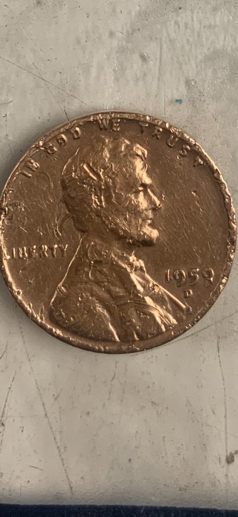 Olaidequadri5's tweet photo. Weird Mint Error, how much is this worth @PCGScoin https://t.co/ANbMpi0WSv
