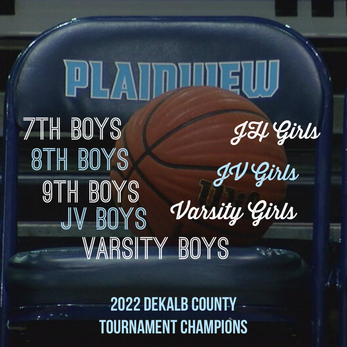 Humbled to be part of history. Plainview 🏀 swept the Dekalb County Tournament. #PLVhoops #WontBeOutworked #CleanSweep #SomethingSpecial