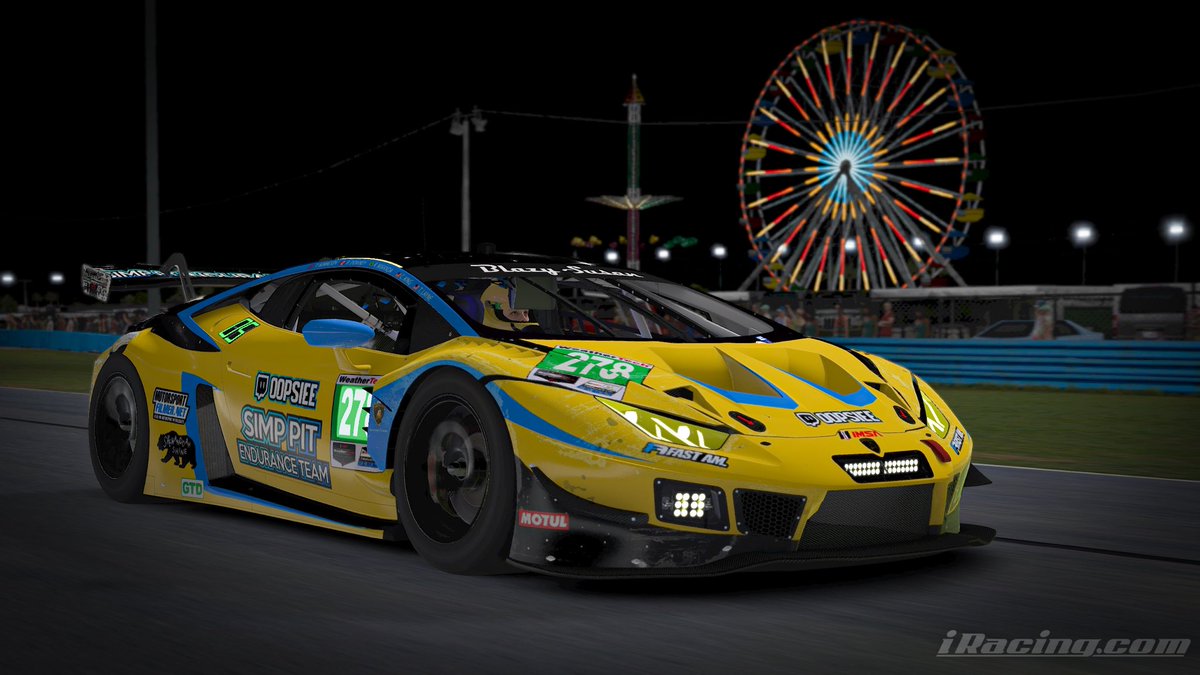 Oopsie's tweet image. THE SIMP PIT takes P3 in the @iRacing daytona 24hr! after a few mishaps &amp;amp; 5+ minutes of damage, we made a comeback for a podium in the final hour! super stoked on my friends effort through the whole night @Checkers0r @ryedawg14 @mirandasrodrigo @TorAndreBorrese great job team🤝😁