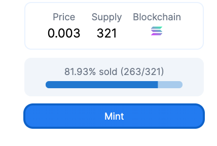 BlurrySneakers's tweet photo. ALMOST SOLD OUT

MINT FREE @ https://t.co/PcyDbUqFji

#Solana #SolanaNFTs #NFTCommunity #sneakers https://t.co/PiSZSCEswm