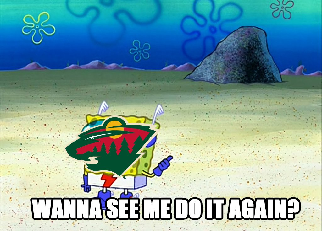 mnwild's tweet photo. TWO AGAINST CHICAGO? WHAT A BREEZE

#mnwild https://t.co/cNWbdBx16Q