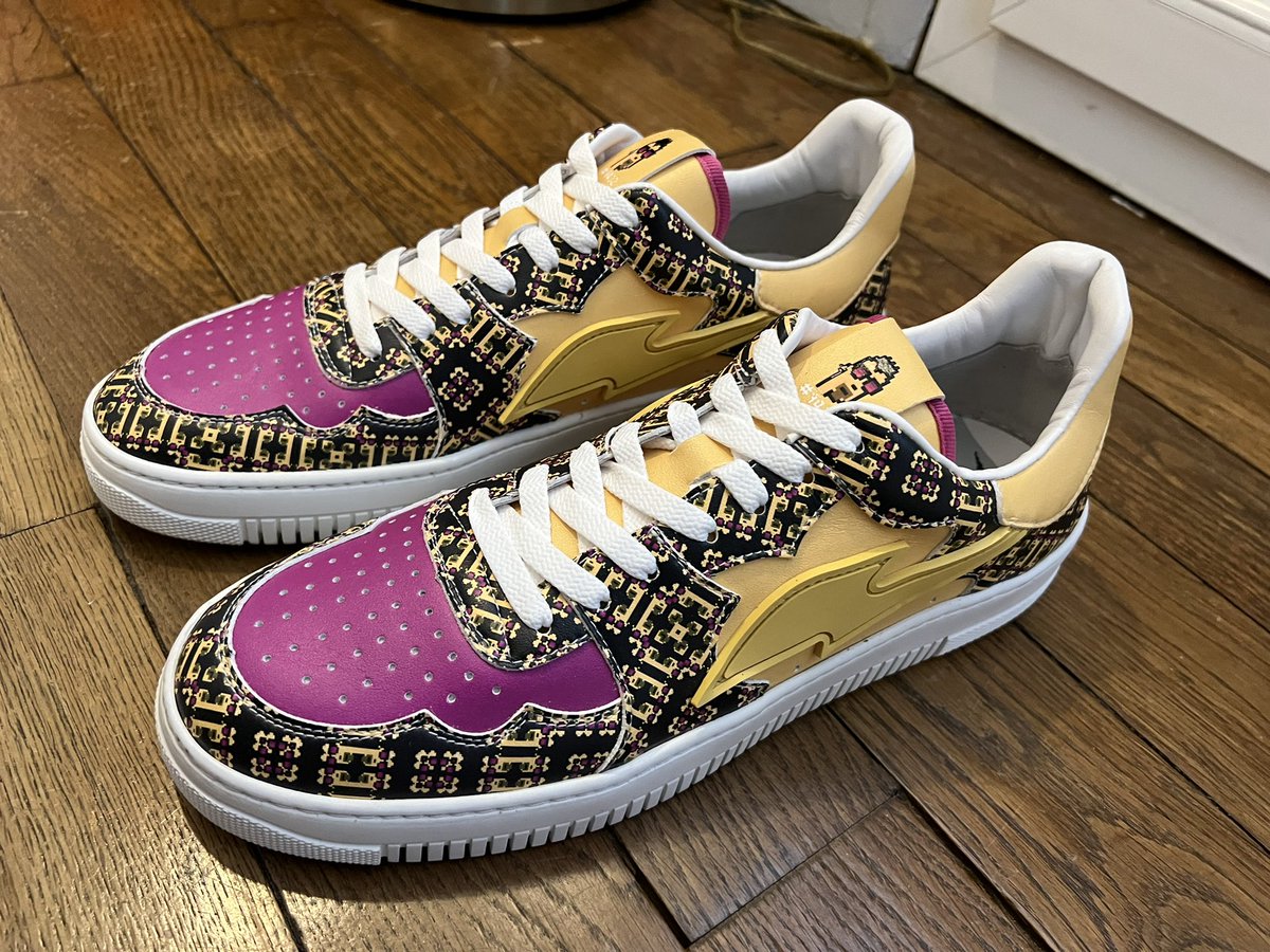 borgetsebastien's tweet photo. 🙃Thanks @RTFKTstudios, just got my CryptoPunks sneakers matching my Punk. They are great! https://t.co/ngV5CwvX7J