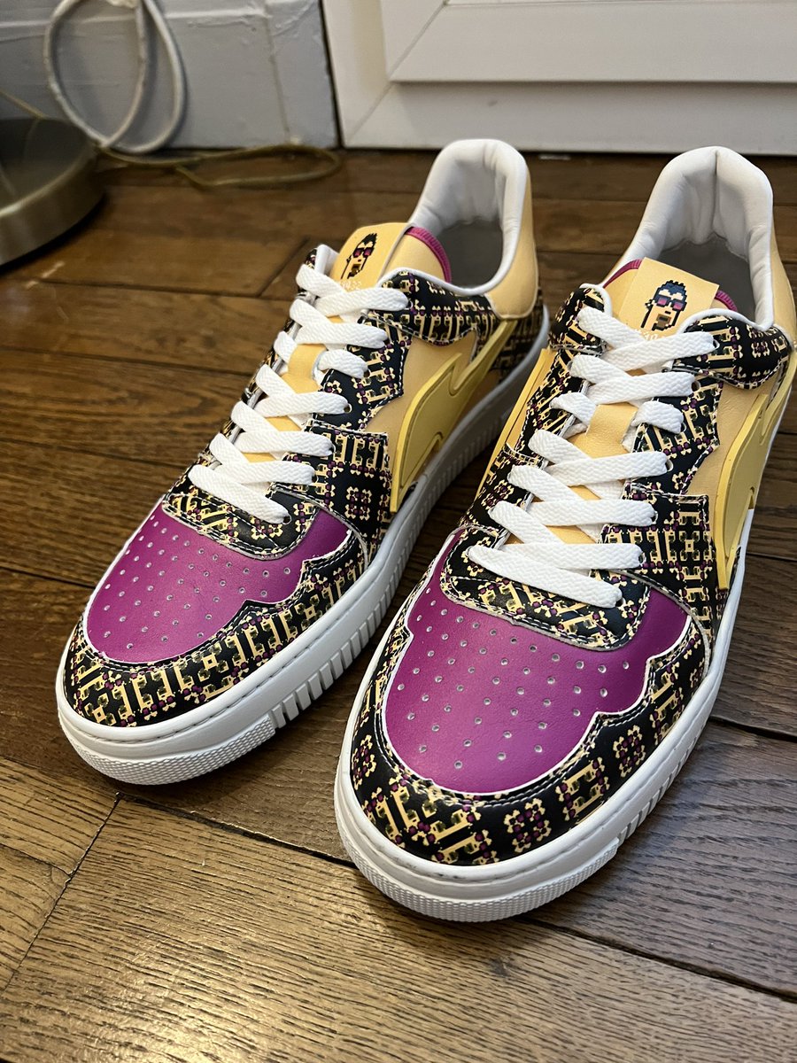 borgetsebastien's tweet photo. 🙃Thanks @RTFKTstudios, just got my CryptoPunks sneakers matching my Punk. They are great! https://t.co/ngV5CwvX7J