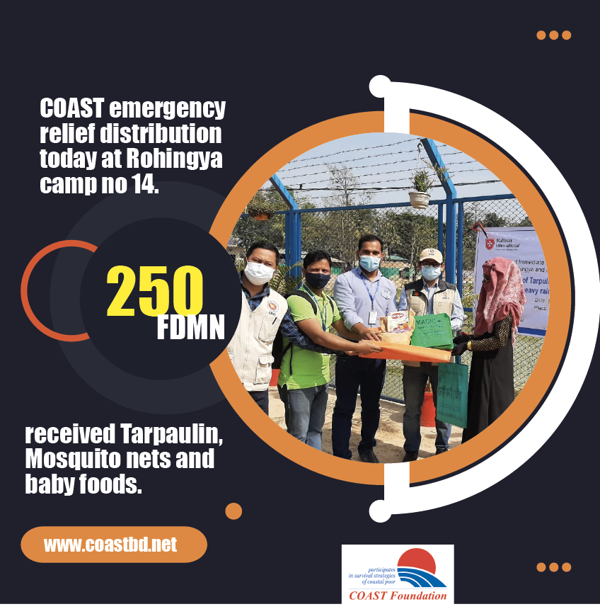 COASTResponse's tweet photo. COAST emergency relief among 250 Rohingya families.  Thanks @MalteserInt for the support. @Rohingya_ISCG @ICVAnetwork @UNICEFBD @UNICEF @UNICEFROSA @UNHCR_BGD @Refugees @UNHCRAsia @IOMBangladesh @UNmigration @UNFPABangladesh @RezaKChyBD @A4EP2 @FCDOGovUK @streetchilduk https://t.co/ziAeKetjtC