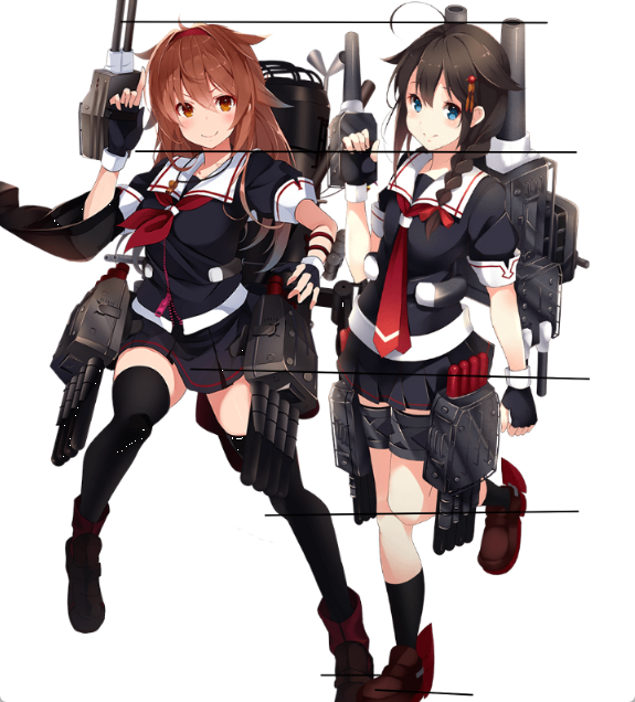 白露ちゃんが身長低いのは個人の好みもあるけど、公式絵時雨とあんまり身長変わらないということもある 