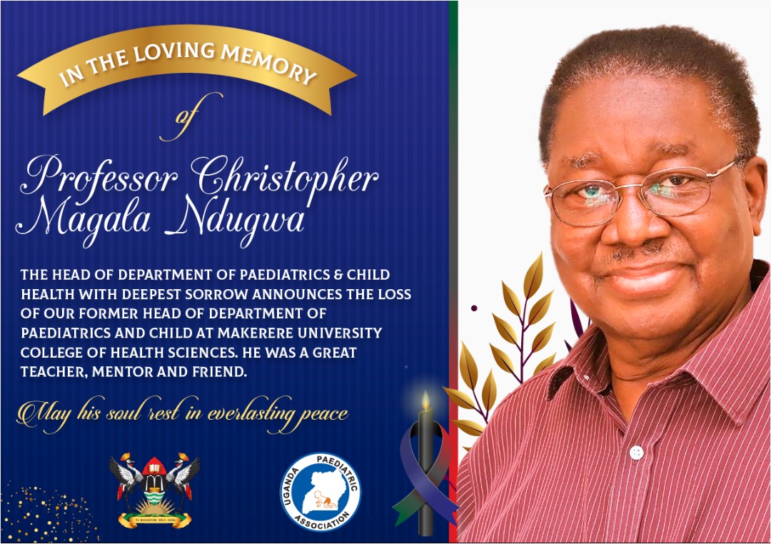 SabrinaKitaka's tweet image. Rest well Professor CM Ndugwa #proudtobeapaediatrician @UPAuganda @medschoolalumni