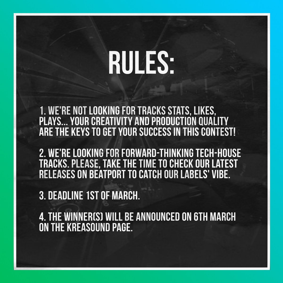 ☎ Calling all producers‼ Baikonur Recordings remix competition ⚡Share with friends, please 🔄 More info 👉 kreasound.com/contests/remix…