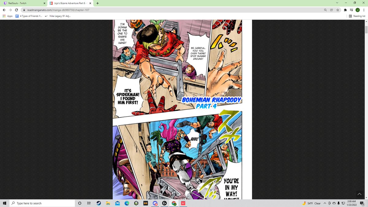 realhoopr's tweet photo. spiderman is a jojo reference https://t.co/yCdxFMSFbN