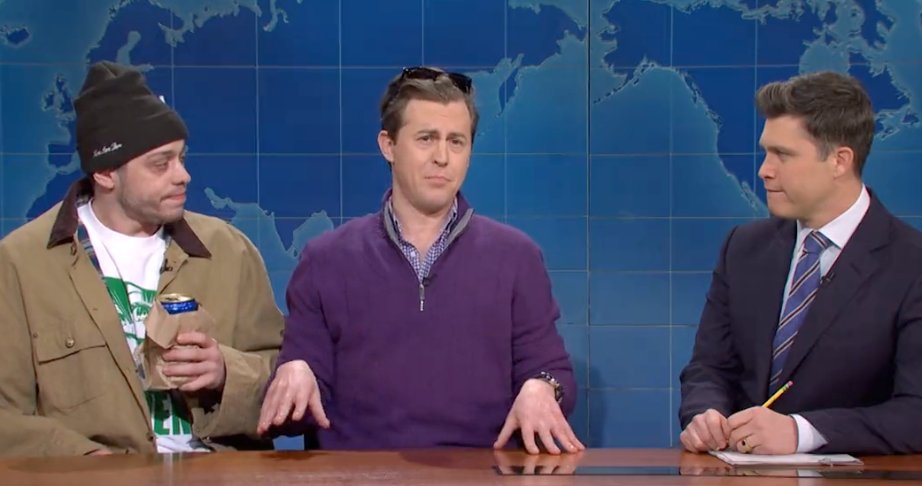 Colin Jost and Pete Davidson Addressed the Boat Thing on Weekend Update https://t.co/GOTRScu6L4 https://t.co/QGiAJtA9gi