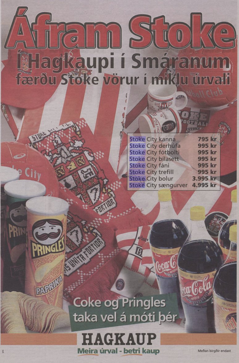 Jújú, stundum eru danskir dagar eða amerískir dagar... en Stoke City-dagar í Hagkaup sumarið 2000 hlýtur að teljast furðulegur lágpunktur.