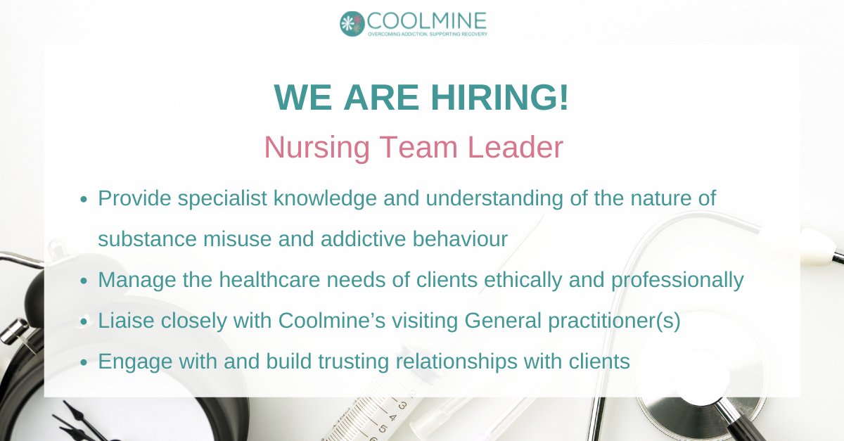 CoolmineTC's tweet photo. We are seeking a Nursing Team Leader to provide clinical and professional leadership to the nursing team.

More information available here: 
https://t.co/dNGOVrALQu

#jobseeker #vacancy #applynow #jobopportunity #jobfairy https://t.co/nlCzEFz1k3
