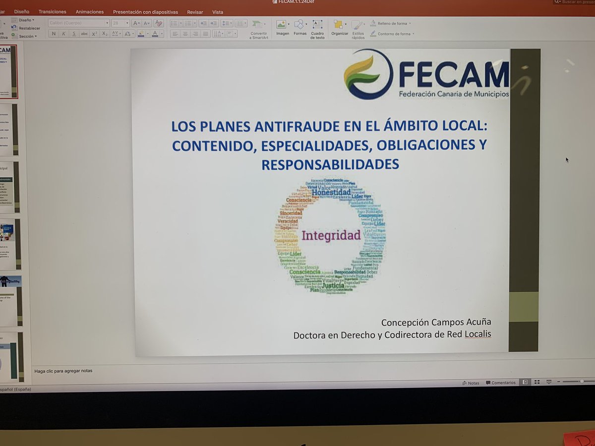 mccamposacunha's tweet photo. #ÚltimosRetoques a la sesión de formación a #CargosElectos y #Directivos de las #EELLCanarias 🇪🇺en el marco del Plan de Capacitación sobre los #PlanesAntifraude #FondosEuropeos @fecam_oficial https://t.co/J2F0ABdgRR https://t.co/t4kKglpAgZ