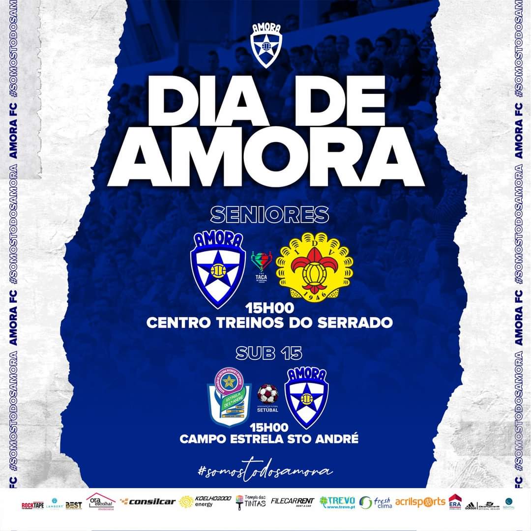 amorafcfem's tweet photo. 🔵 DIA DE AMORA 🔵
👉 #Seniores
Taça de Portugal | Amora FC x ID Vieirense | 15h00
👉 #Sub15
Campeonato Distrital | Santo André x Amora FC | 15h00
#amorafc #amorafcfutebolfeminino #somostodosamora #maiordamargemsul #futebolfeminino️ #amora https://t.co/UIhySwNJwi