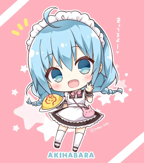✨ぴこぴこぐらむ画集発売記念サイン会✨
1/29の第一回秋葉原でのサイン会のおみやげをつくりました!秋葉原なので「メイドのうさだちゃんアクスタキーホルダー」です🙌サイン会に来てくださった方へプレゼントなのでぜひ貰ってください😆

※実物はキャラとAKIHABARAの文字のみです🙌 