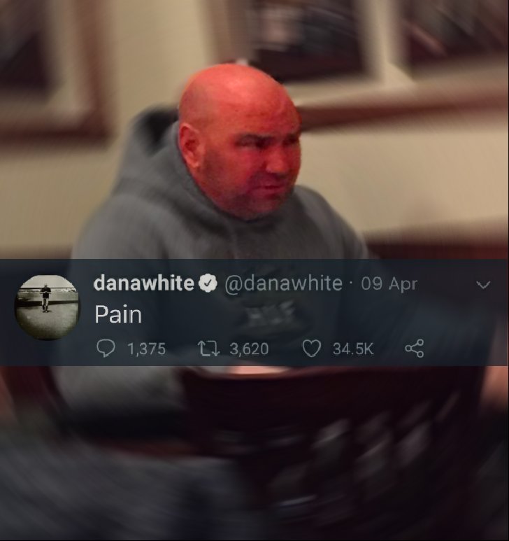 TheUFCStats's tweet photo. Dana White watching Ngannou win #UFC270 https://t.co/NdZpaaB9An