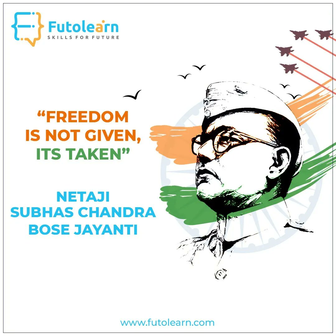 futolearn's tweet image. Let us always be thankful for the freedom we have.

Happy Subhash Chandra Bose Jayanti!

#subhashchandrabosejayanti #India #soldier #freedom #bravery #devotion #fighter #freedomfighter #remembering #happysubhashchandrabosejayanti