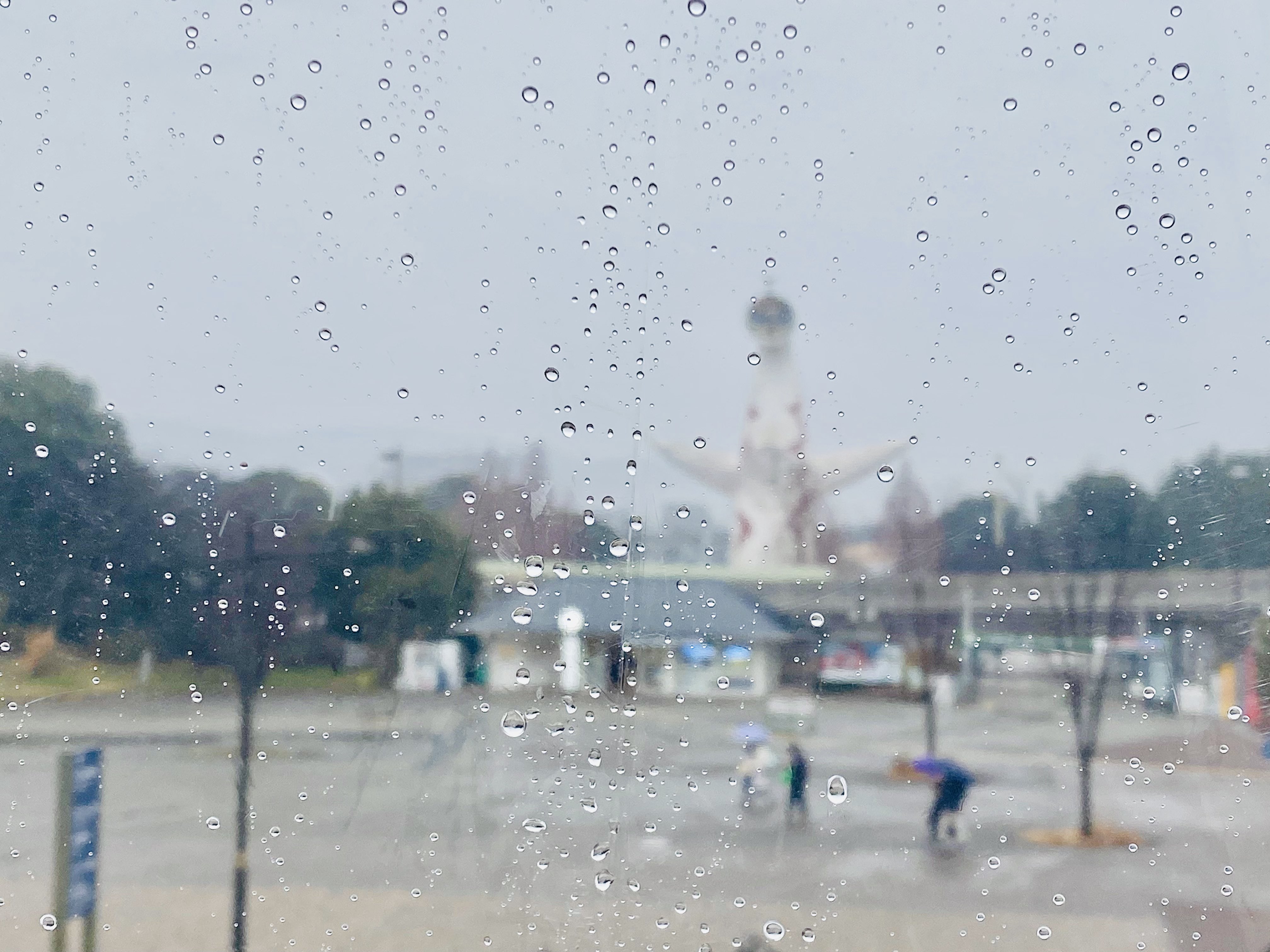 Enjoy Expo 本降りの冷たい雨 ビニール傘越しの世界 T Co 0npf9xvzwf Twitter
