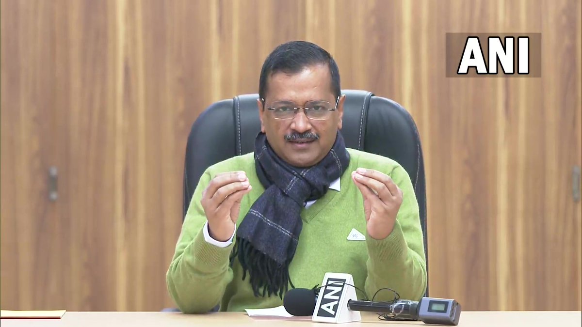 ANI's tweet photo. Our sources have apprised us that in the coming days ED will arrest  Satyendar Jain. Raids by the Centre have been done twice against him but in vain. They are welcome this time too...: Delhi CM Arvind Kejriwal https://t.co/mhrBYdiV7q