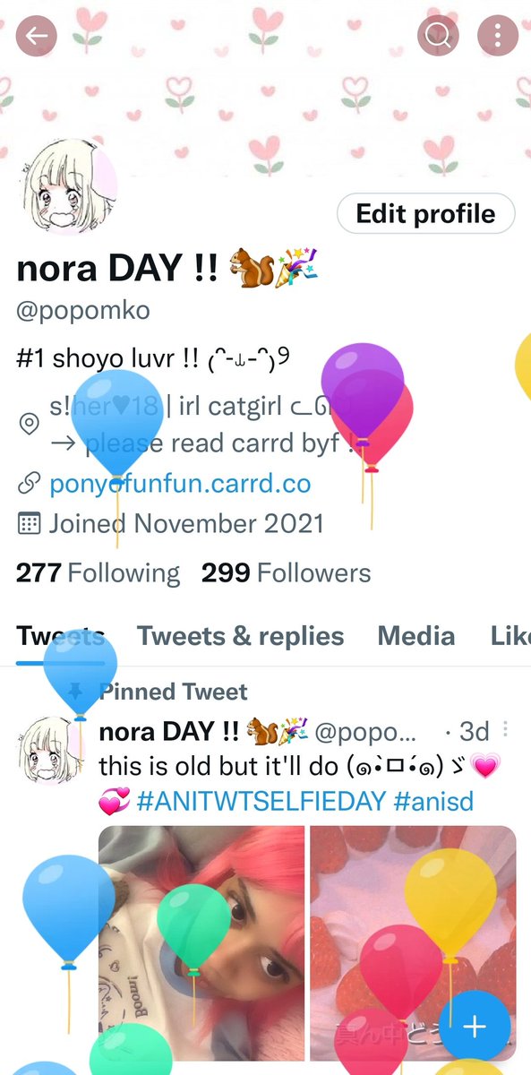 movedaccs0010's tweet photo. i got balloons !!! ;O; <3🎈 https://t.co/eE3LvbXWxj