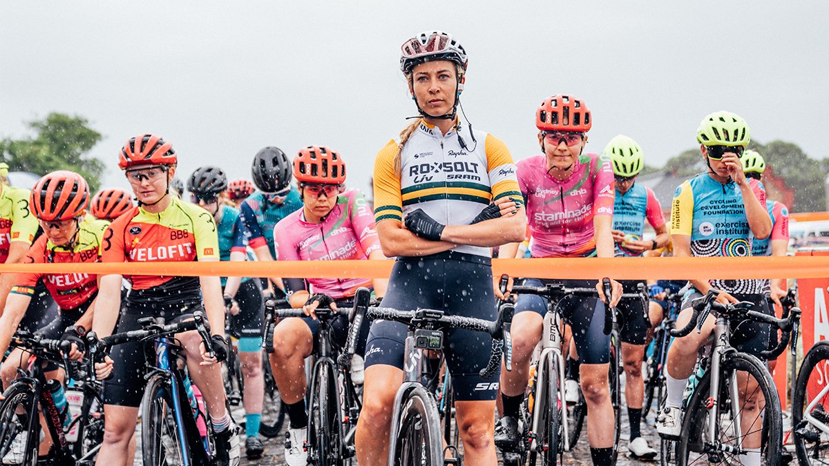 PIC OF THE DAY 📸: Australian National Champion Nicole Frain with her game face on 💥

#TDUFestival