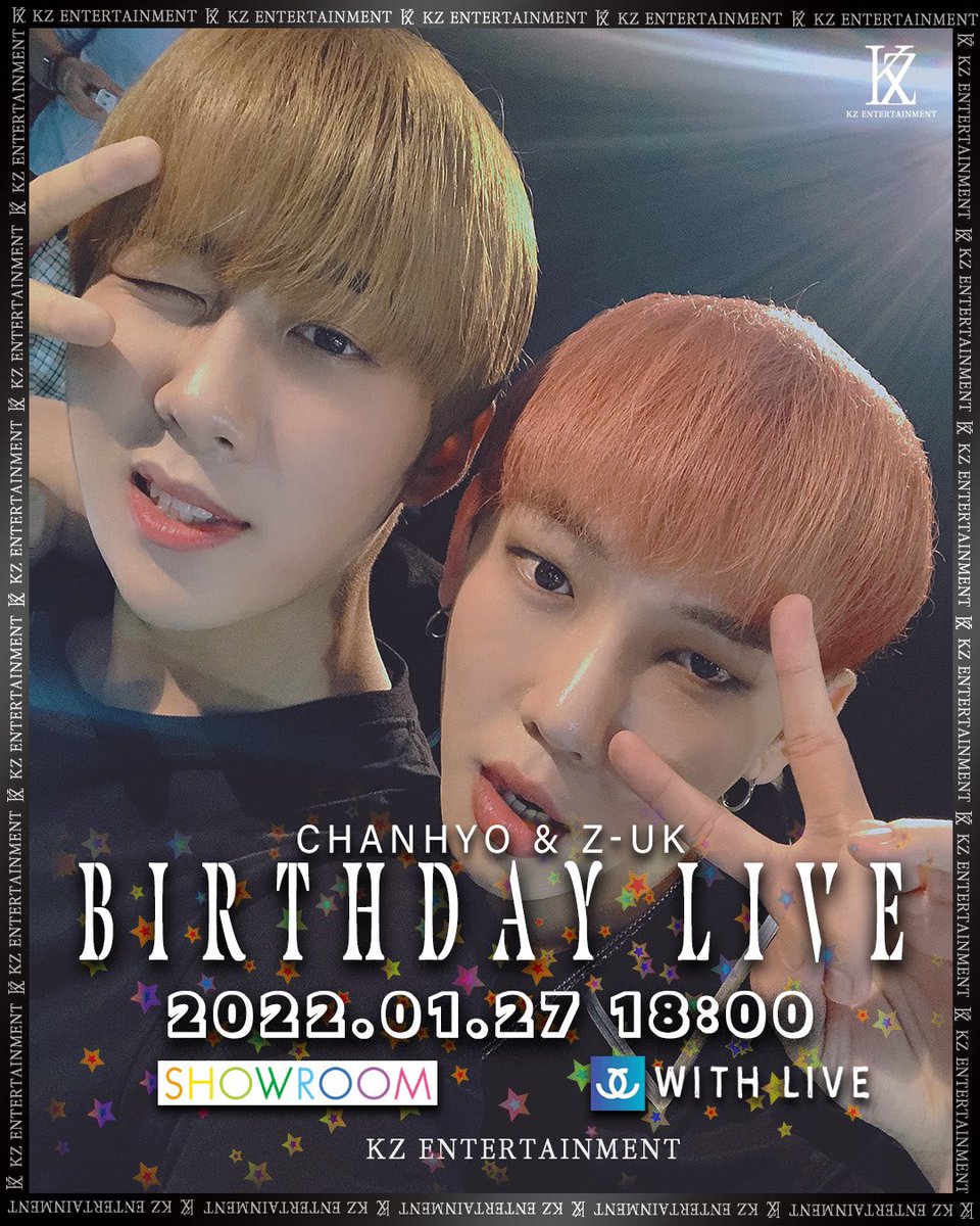 official_Z_uK's tweet photo. 1月27日誕生日のliveであいましょう！
Showroomとwithliveもたくさん参加してください！🙏 https://t.co/Mac9FbXpiY