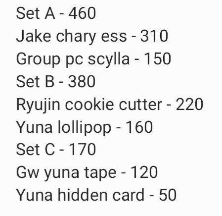 ryuwoncart's tweet photo. {#ryuwonsells} wts lfb ph !
Itzy and enhypen photocards

item + pf + lsf
-Strictly sold as sets
-Onhand and ready to pack
-Prio payo, 3days reserv
-See thread for conditions
T&amp;C: https://t.co/C9qSRuPC7Z

Gw cil ess chary jake ryujin yuna lolli cookie cutter lfs pc group scylla https://t.co/8XrTYT5YqT