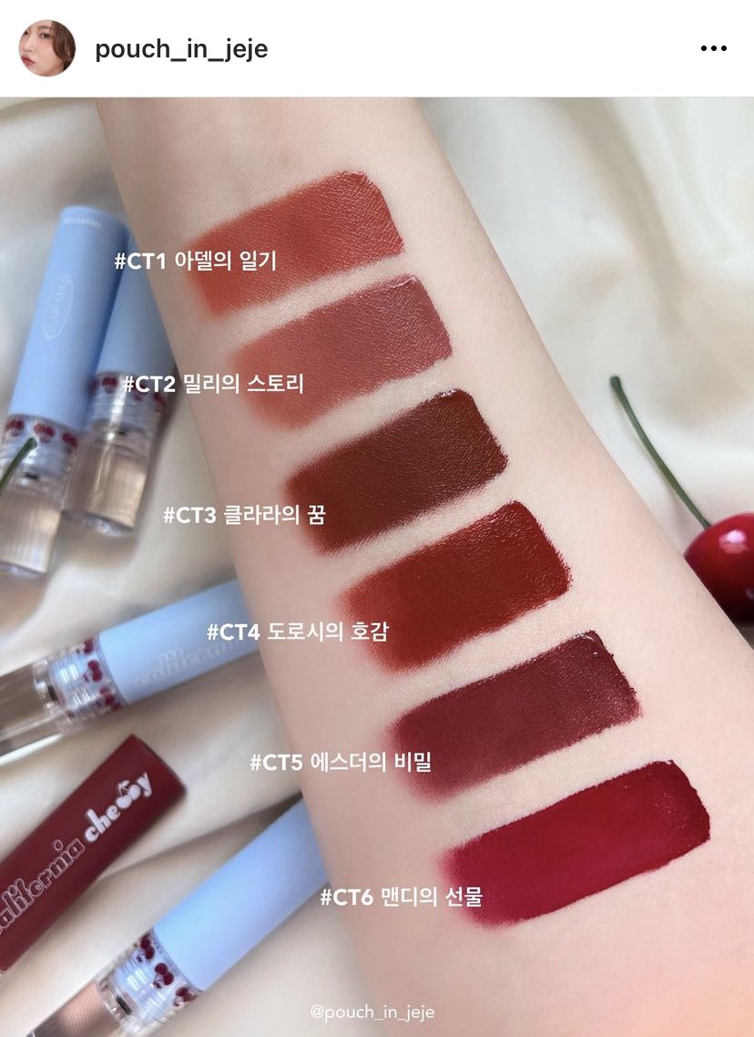 baboxshop's tweet photo. 🌷 NEW&PRE #dearmay California cherry velvet tint ✨
➖ สายโทนก่ำถูกใจสิ่งนี้ มีทั้งหมด 6 สีนะคะ เบอร์1-5จะเป็นแท่งลิปสีฟ้า ส่วนเบอร์6จะเป็นแท่งสีแดง ออกใหม่ล่าสุดค่ะ 🍒
📌 แท่งละ 440.-💫
📮 reg30/ems50/flash35
🛒 ปิดรับ31/01/22 (เป็นสินค้าพรี) https://t.co/D8eDl9E3TO