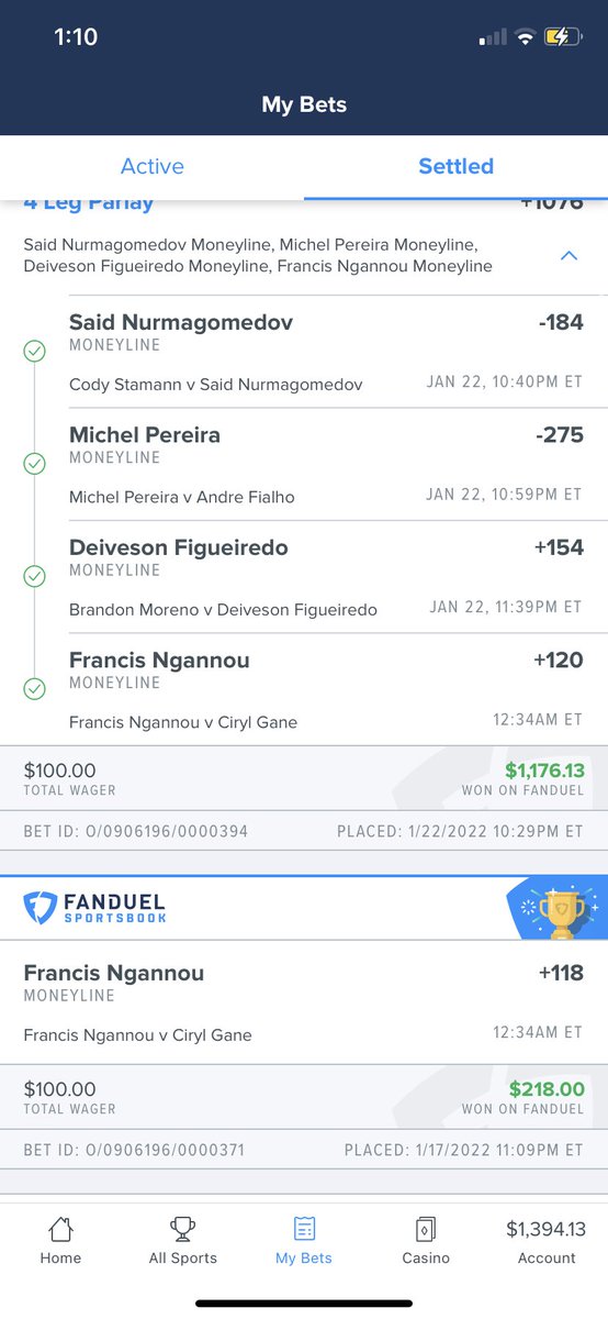 MMALoop's tweet photo. Solid night (just some of my@winning tickets) 💰💰💰 #UFC270 https://t.co/IcwBd26IwY