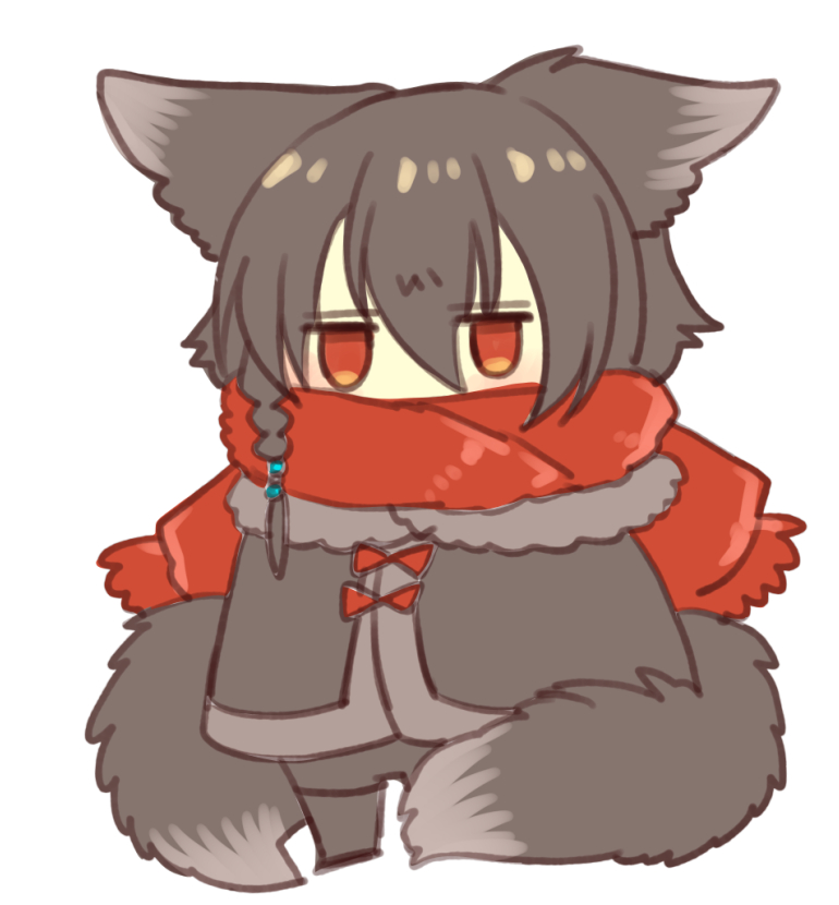 さむさのあまり着込むきつね🦊❄️⛄️ 