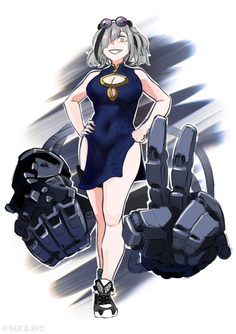 鉄食らい熊猫姉貴らくがき 